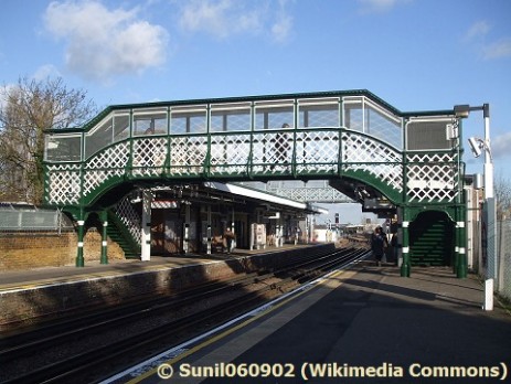 Debden tube station looking north