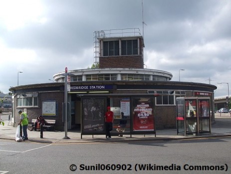 Redbridge tube station building