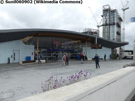 Abbey Wood station as seen on 25th May 2022