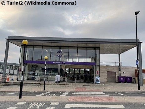 New Station Building at Acton Main Line station, 2021