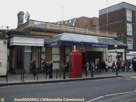 Bayswater tube station entrance