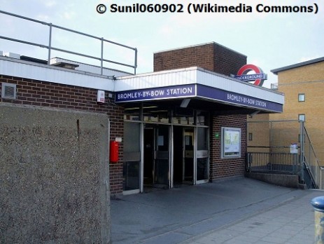 Bromley-by-Bow Tube Station Entrance