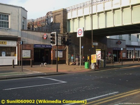 Canons Park tube station entrances