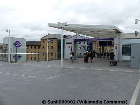 Custom House station Elizabeth Line platforms as seen on 25th May 2022