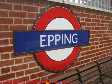 Epping station Roundel