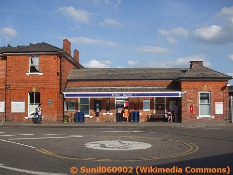 Epping tube station building