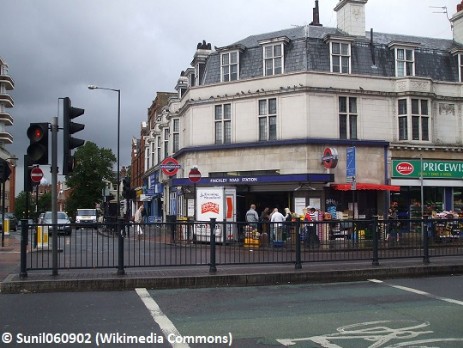 Finchley Road tube station entrance