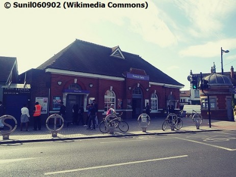 Forest Gate station, as seen on 17th May 2022