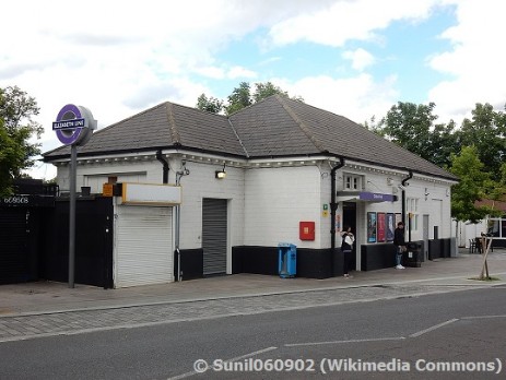 Gidea Park station, as seen on 20th May 2022