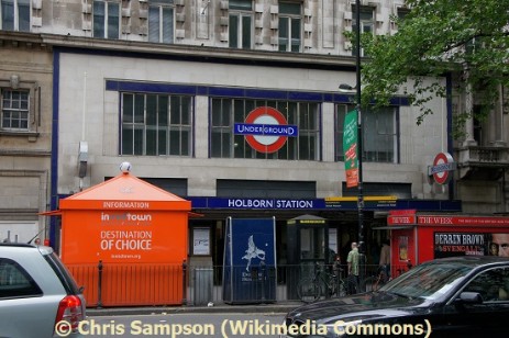 Holborn tube station