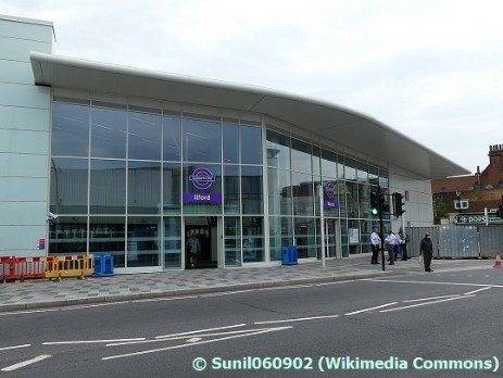 Ilford station as seen on 1st September 2022