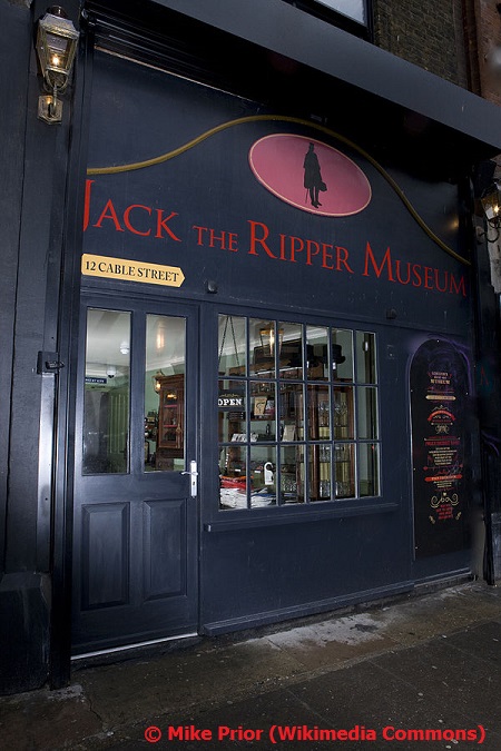 Front of the Jack the Ripper Museum