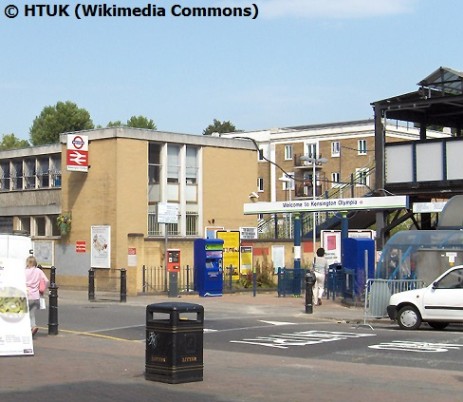 Kensington Olympia Underground Station Entrance