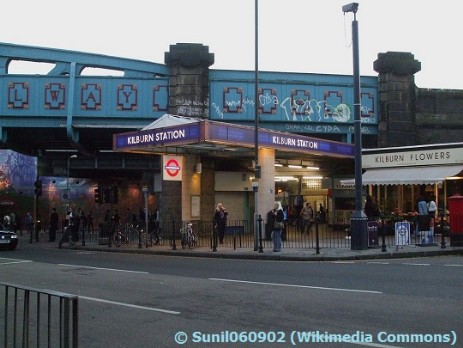 Kilburn tube station entrance