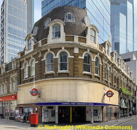 Eingang zur Tube-Station Liverpool Street.