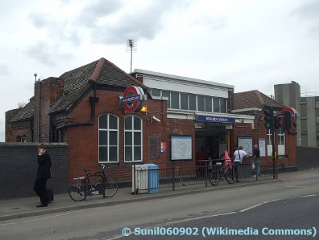 Neasden tube station building in 2012
