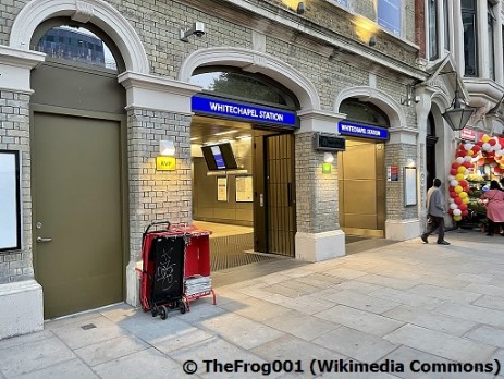 Whitechapel entrance building