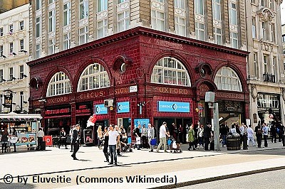 Oxford Circus tube station, London