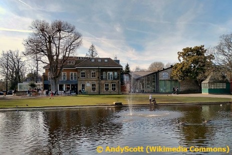 Pinner Memorial Park, West House and Heath Robinson