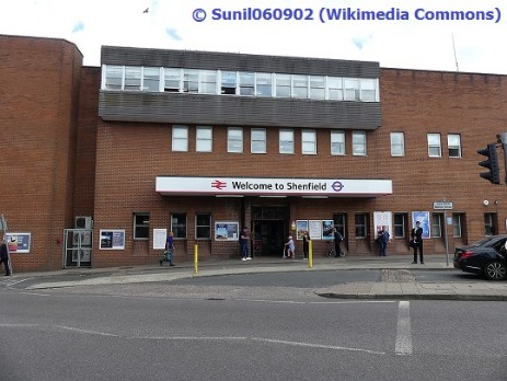 Shenfield station, as seen on 24th June 2022
