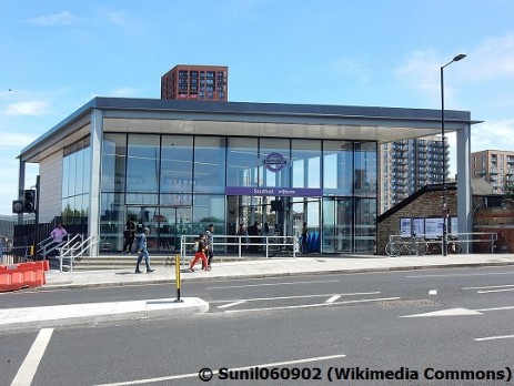 Southall Station as seen on 22nd May 2022