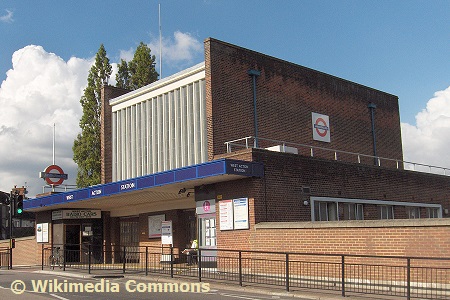 West Acton underground station entrance