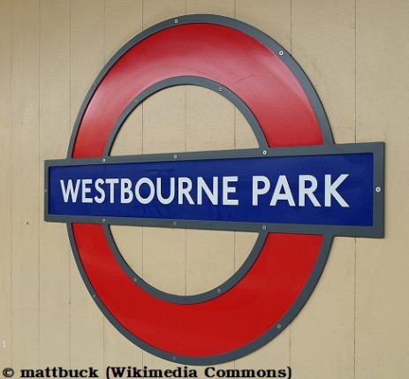 HarroA London Underground roundel at Westbourne Park tube station